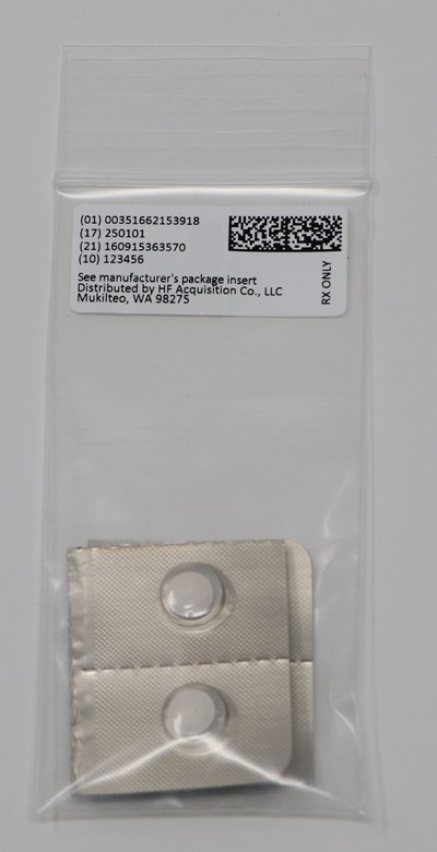 Serialized Front Bag Labeling (51662 1539 1 Ondansetron Hf Label Front Serialized)